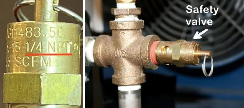 Ruptured air compressor tank this is what happens when a safety valve is defective or has been removed from an air compressor