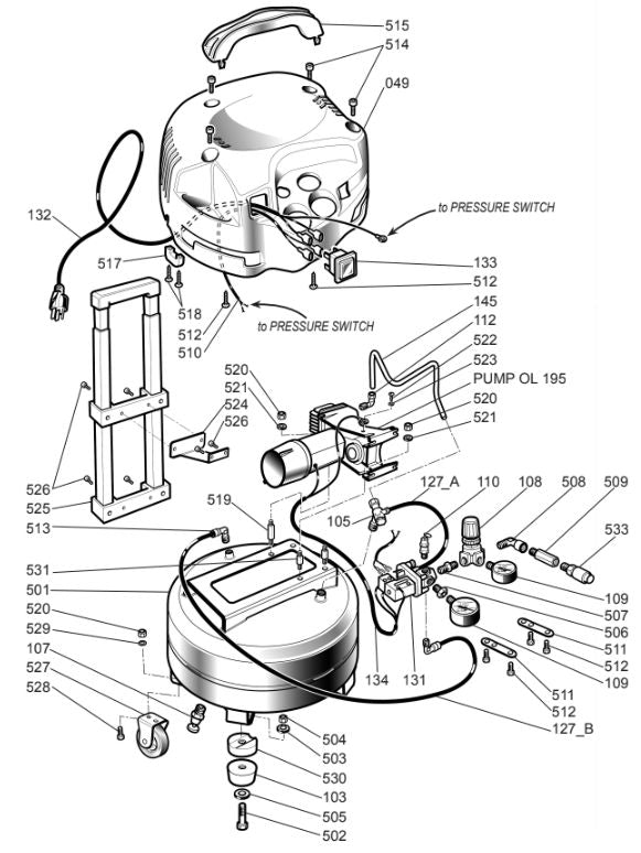 H1506FWH - Main Unit Assembly
