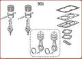 Piston/Ring kit with Gaskets - CPK-88PYVNHEZ81ZE